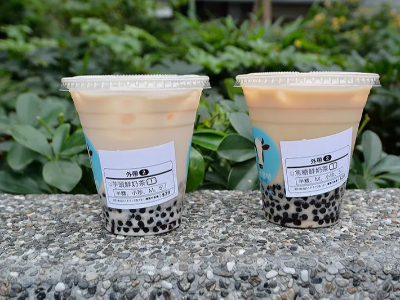 贴在奶茶上的标签是热敏纸吗？